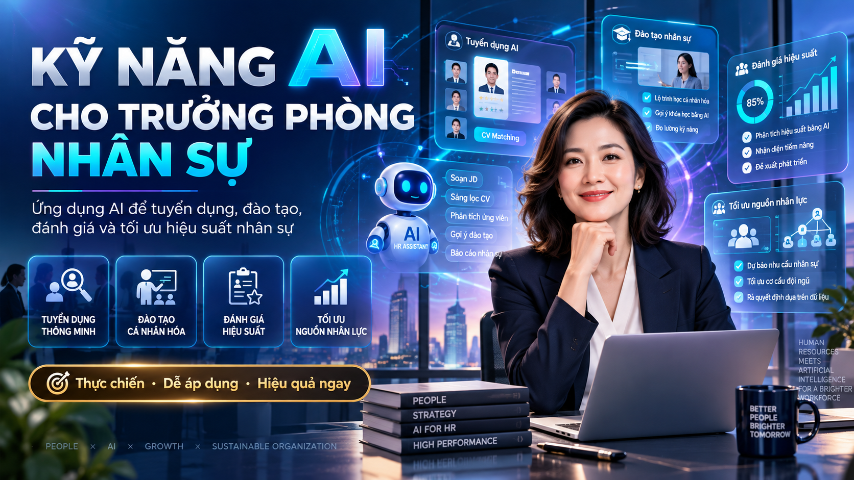 Ảnh bìa HR01-M4 Ứng dụng AI cho Trưởng phòng Nhân sự